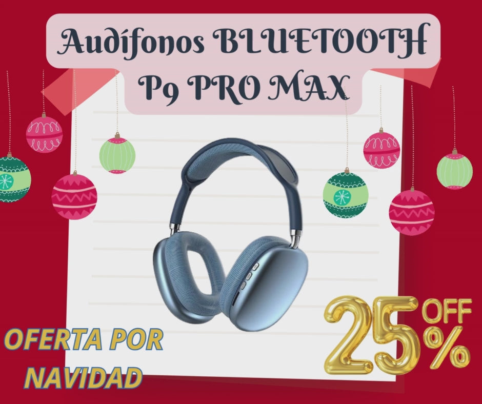 Audífonos BLUETOOTH P9 PRO MAX – movil stor